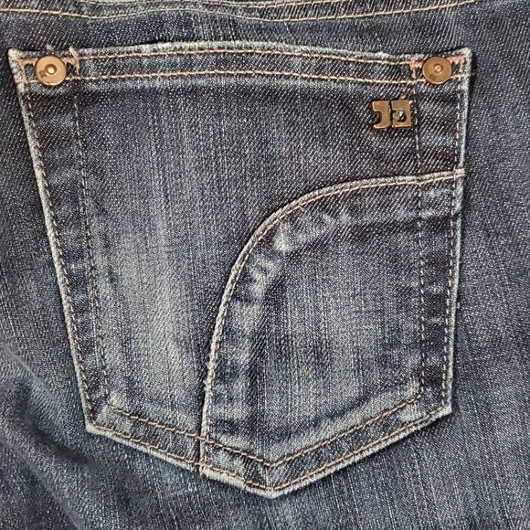 Joe's‎ Jeans Sz 29 Rocker Style Thompson Wash Boot Cut Faded Dark Wash - Picture 9 of 13